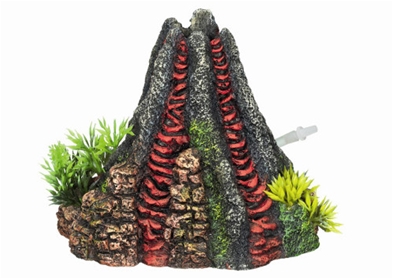Dekoration Vulkan med planter (1)