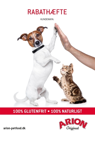 Arion Rabatkort Hund & Kat DK