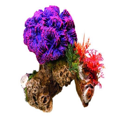 Coral stone akvariedeko, 13 x 10 x 12 cm  (1)