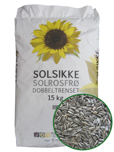 Stribet Solsikke, 15 kg (39) Midlertidigt udsolgt