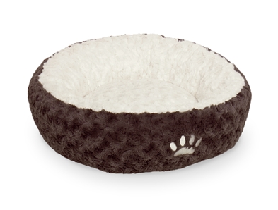 Komfortseng Donut NEIKU brun/hvid Ø45 cm (1)