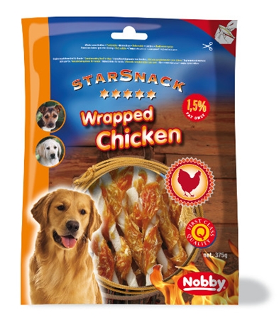 STARSNACK Wrapped Chicken, 375 g (6)