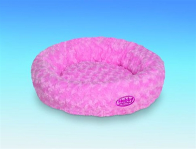 Komfortseng donut Arusha, pink, ø 45cm (1)