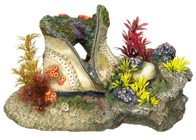 Dekoration Sko m/koraller, 23,5x13,5x13 cm (1)