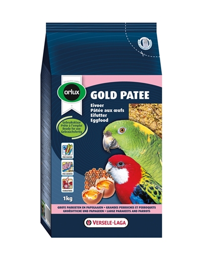 Orlux gold patee, parakit & papegøjer 1 kg (6)