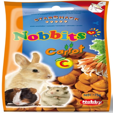Starsnack Nobbits Carrot 75 g (12)