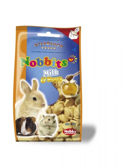 Starsnack Nobbits Milk & Honey 75 g (12)