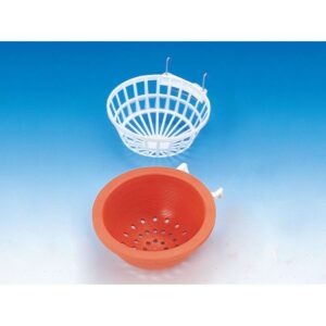 Plastikrede m/wireholdere 10cm, hvid