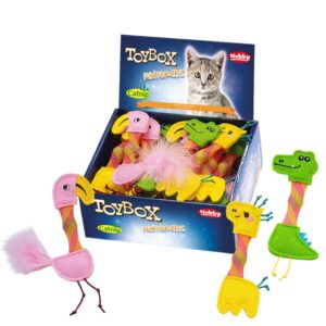 Display 24 stk. - Zoo dyr med Catnip