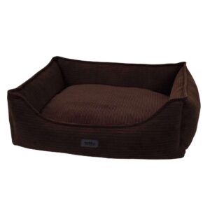 Comfort seng firkantet "KAMBA" brun