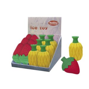 Display 12 stk. - Silicone frugt - Ice toy