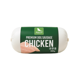 Natural Premium Dog Sausage - Chicken 800 g (Træningspølse)